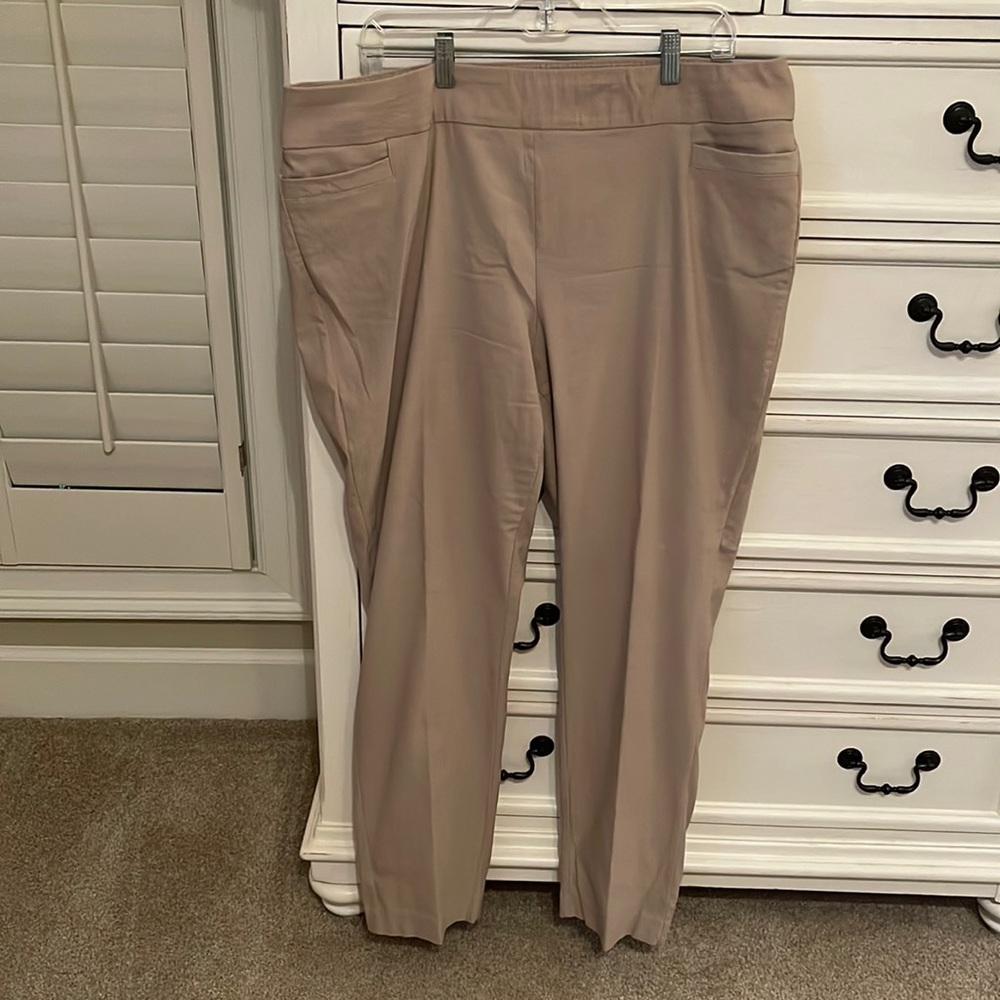 Kim Rogers Khaki Dress Trouser